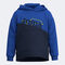 Sweatshirt mit kapuze junge Park marineblau königsblau