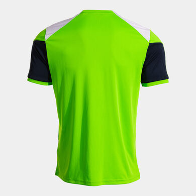 Shirt short sleeve man Danubio green dark navy