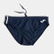 Badehose slip mann Shark marineblau weiß