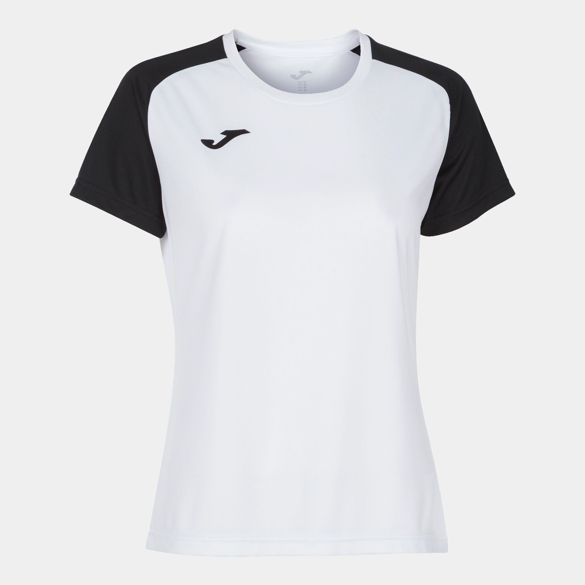 Camiseta manga corta mujer Academy IV blanco negro