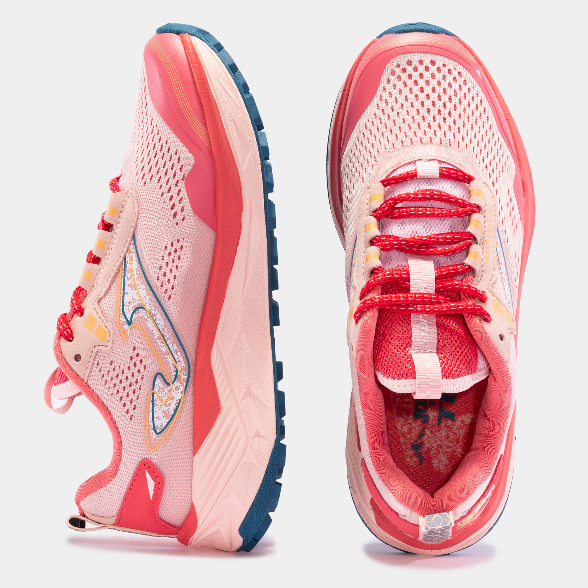 Pink trail online running shoes