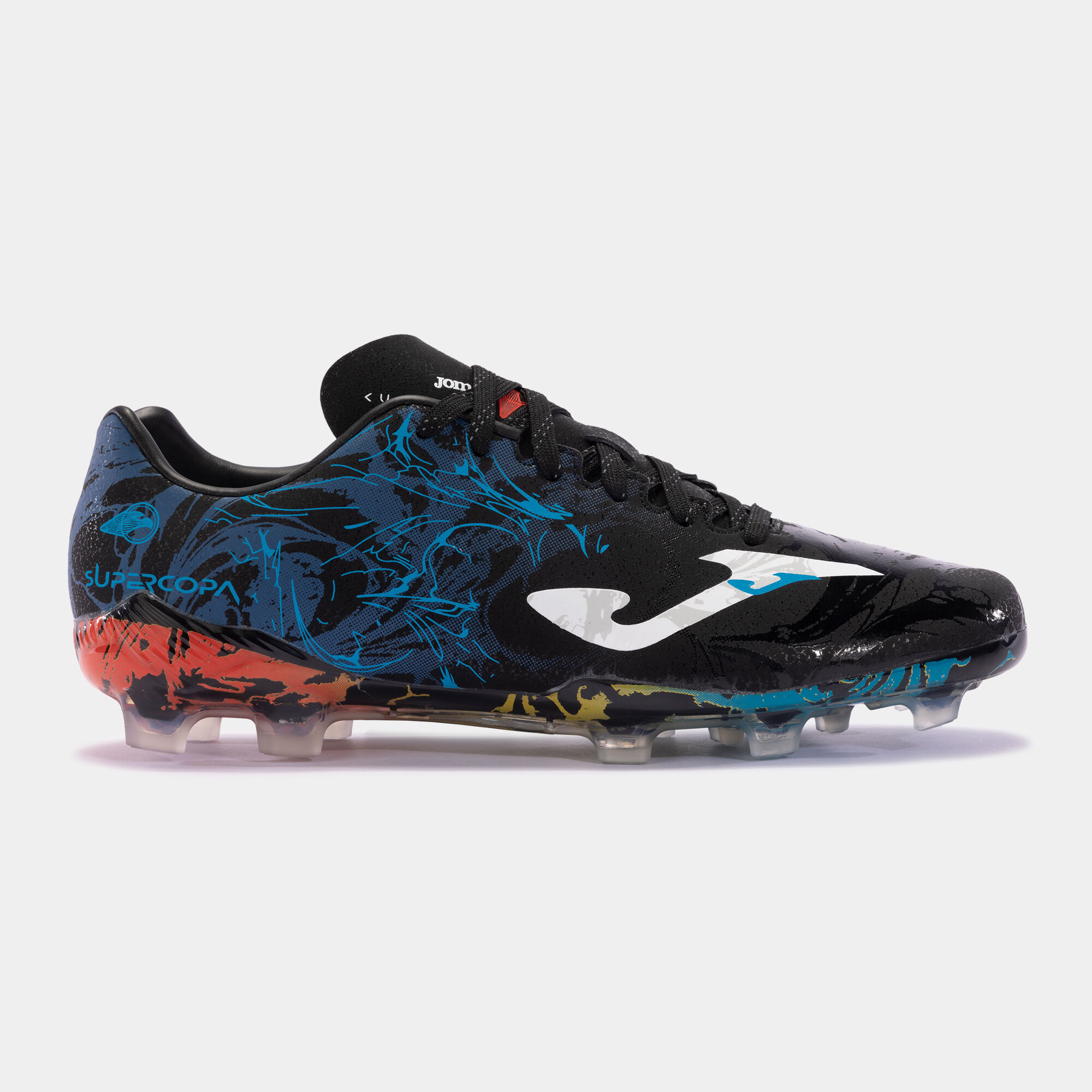 Scarpe calcio Super Copa 24 terreno solido FG nero blu