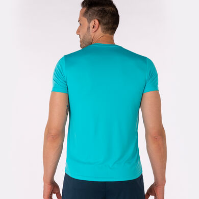Maillot manches courtes homme Record II turquoise fluo