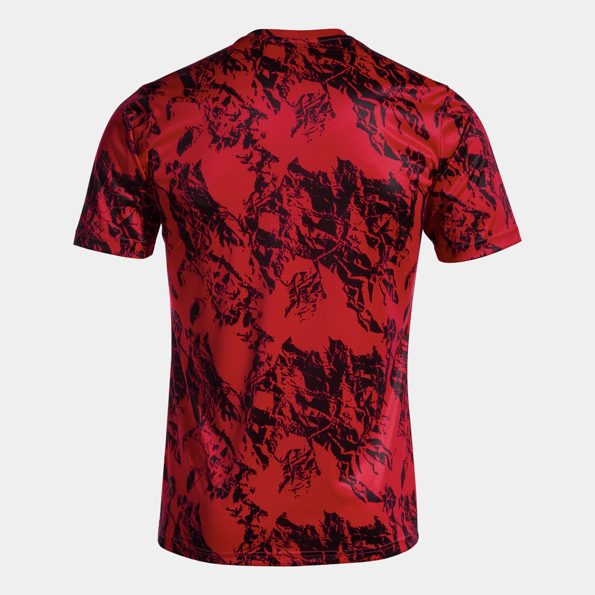 Camiseta manga corta hombre Lion rojo negro