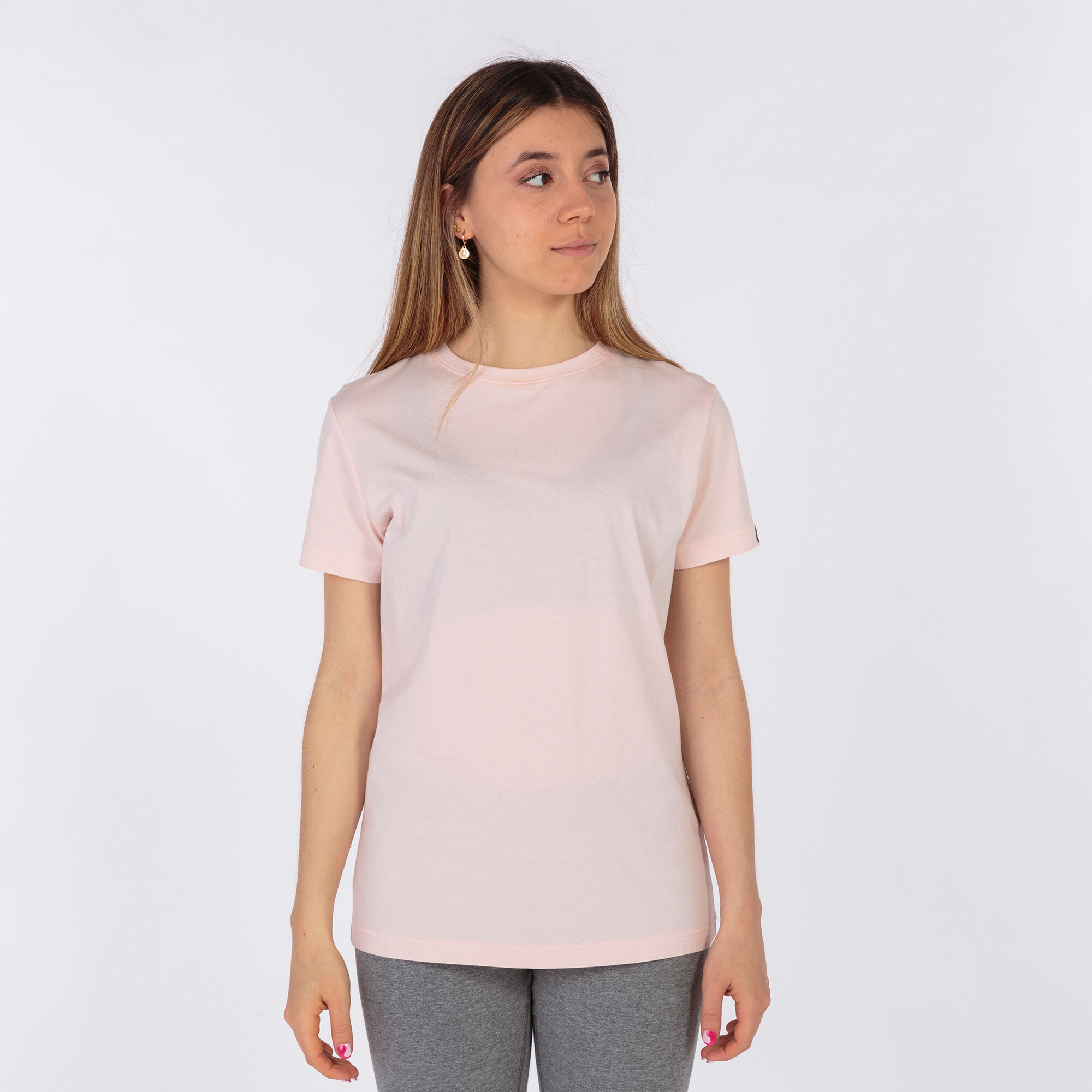 Tricou cu mânecă scurtă damă Desert roz deschis