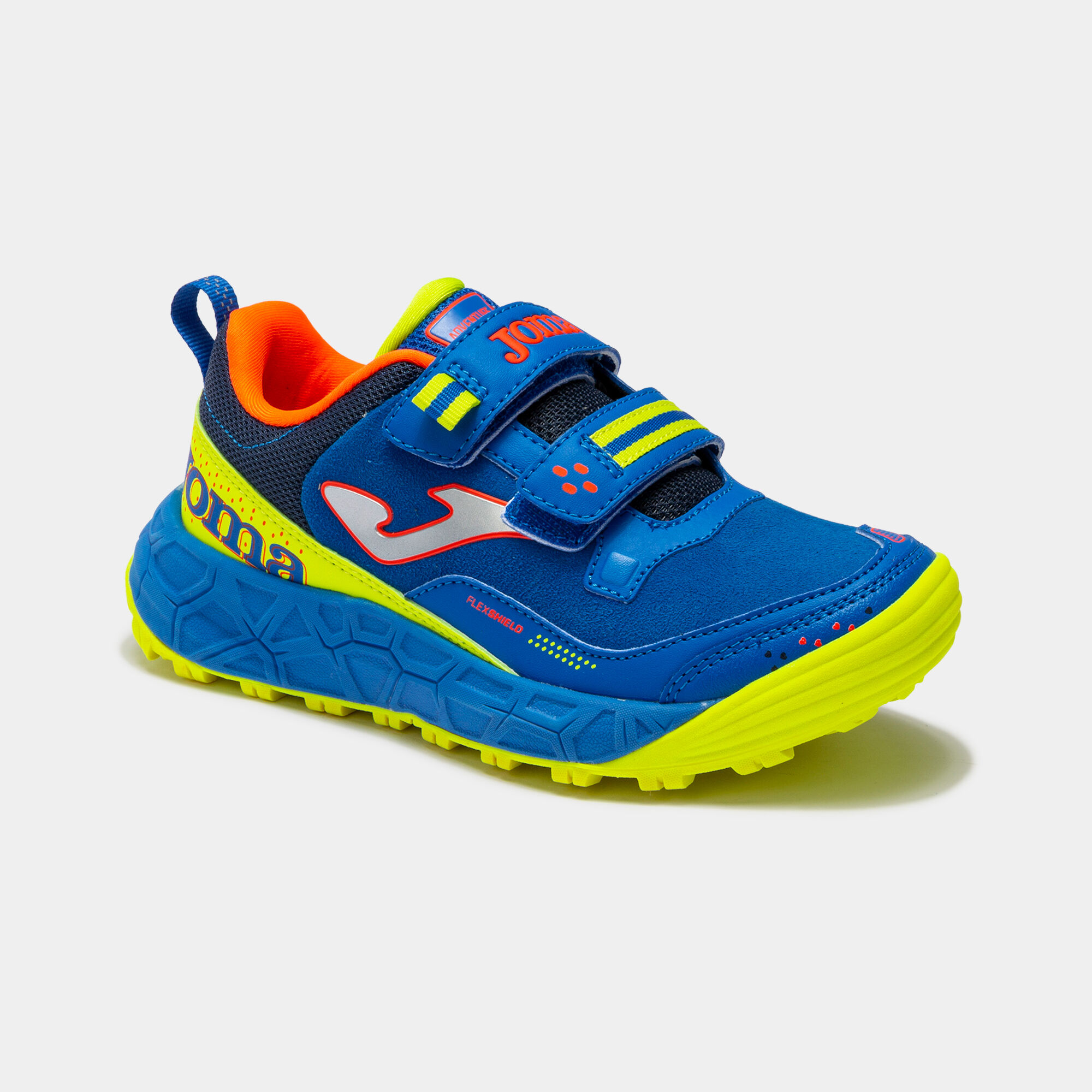 Zapatillas trail Adventure 22 junior royal amarillo fluor