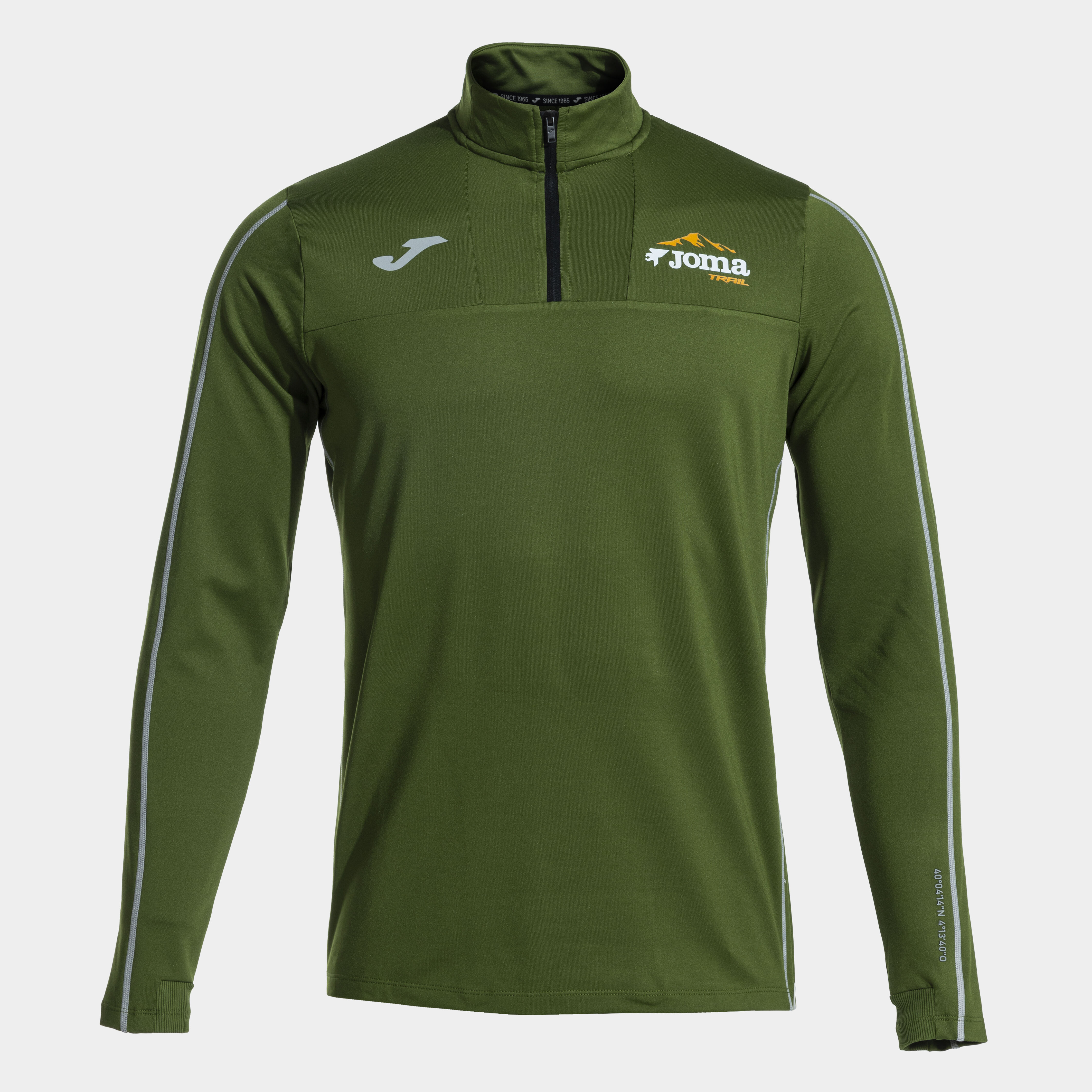 Sweat-shirt homme Oficial Joma Trail Team kaki