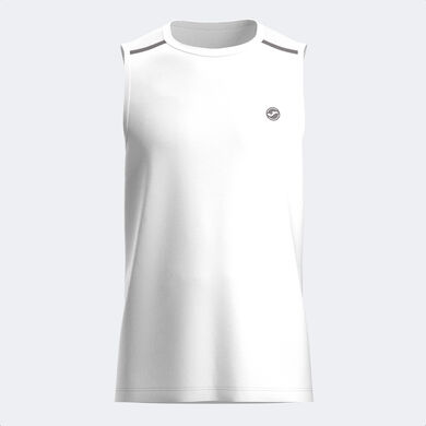 Sleeveless t-shirt man Indoor Gym white
