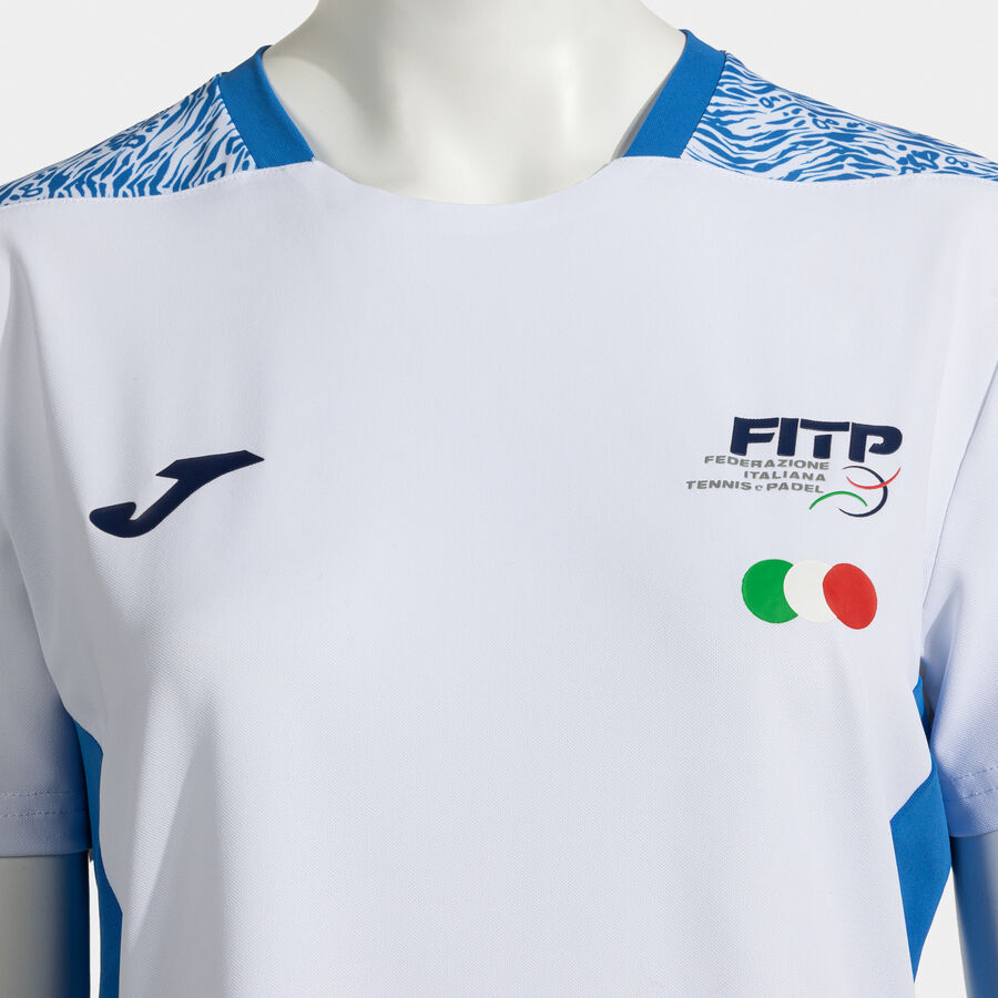 CAMISETA MANGA CORTA MUJER COMP. OFI. FED. ITALIA TENIS Y PADEL