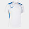 T-shirt maniche corte uomo Championship VII bianco blu royal