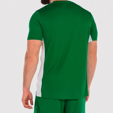 Camiseta manga corta hombre Cosenza verde blanco