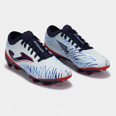 Botas fútbol Striker 25 terreno firme FG azul marino