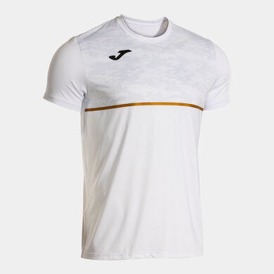 Kurzarmshirt mann Record III weiß