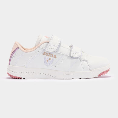 Pantofi sport casual W.Play Jr 23 junior alb roz