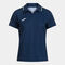 Polo manica corta donna challenge blu navy
