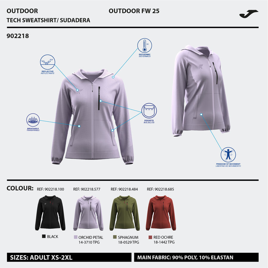 CHAQUETA CON CAPUCHA MYSTIC