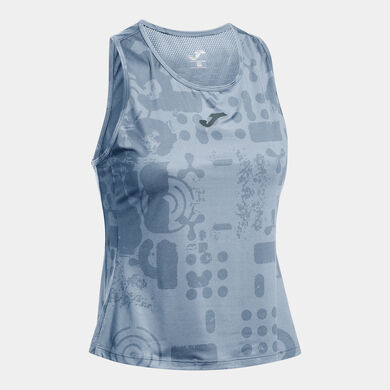 Tank top woman Challenge blue