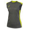 Canotta donna Campus II grigio melange giallo