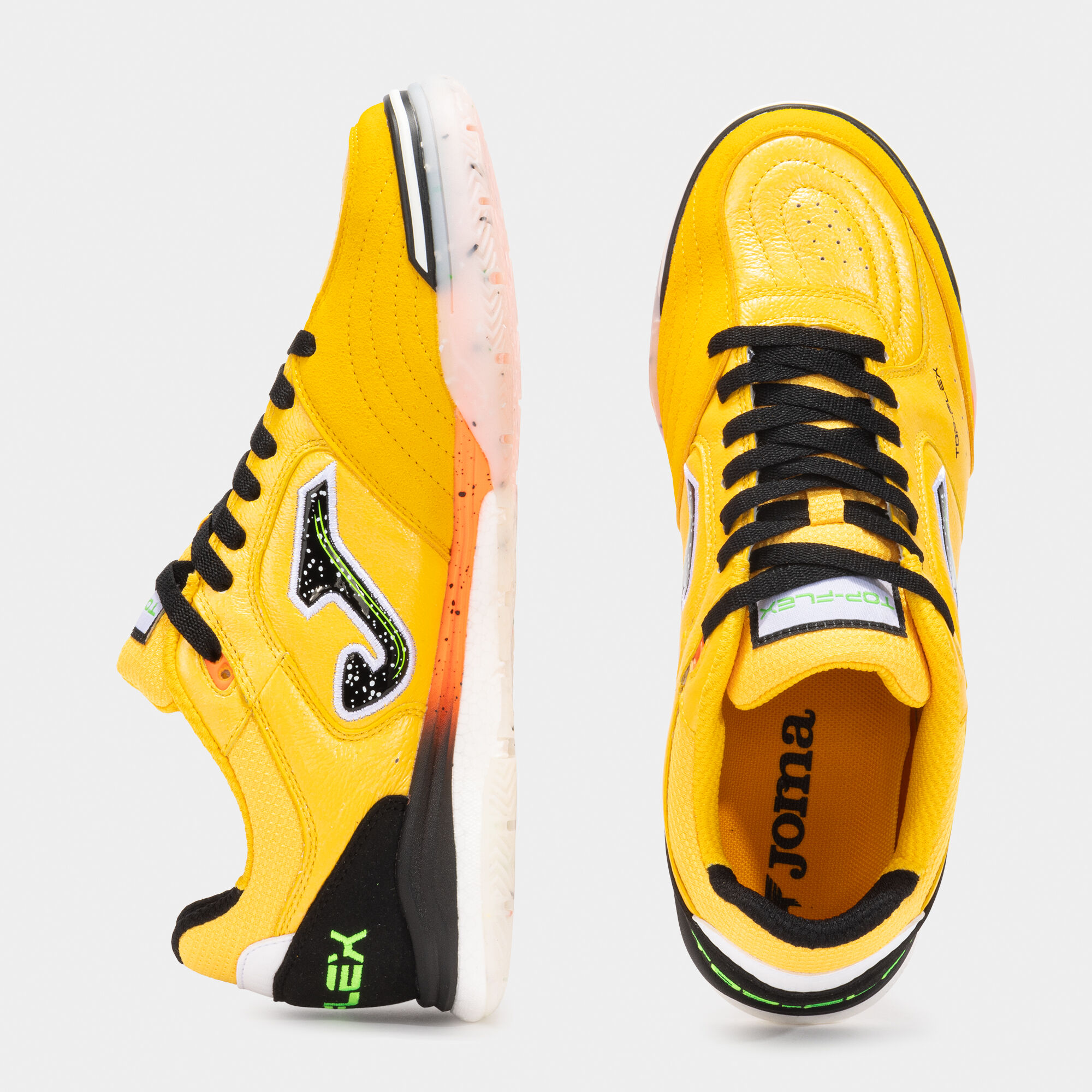 Futsal shoes Top Flex Rebound 25 indoor fluorescent saffron | JOMA®