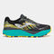 Zapatillas trail Kubor 25 hombre negro turquesa