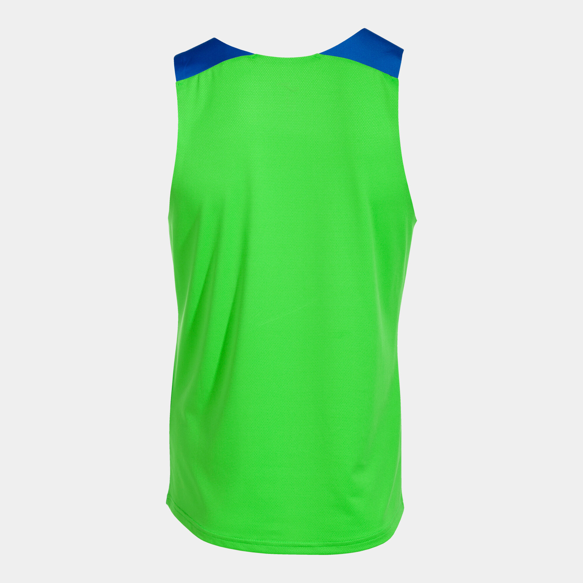 T-shirt de alça homem Elite X verde fluorescente azul royal