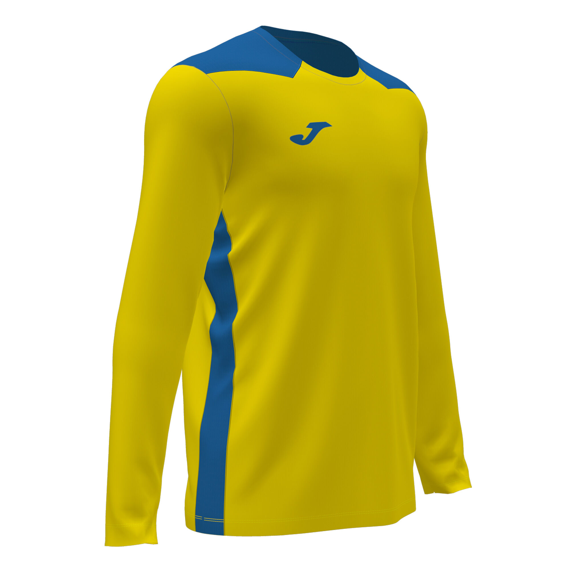 Long sleeve shirt man Championship VI yellow royal blue