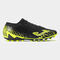 Botas fútbol Gol 24 césped artificial AG negro amarillo