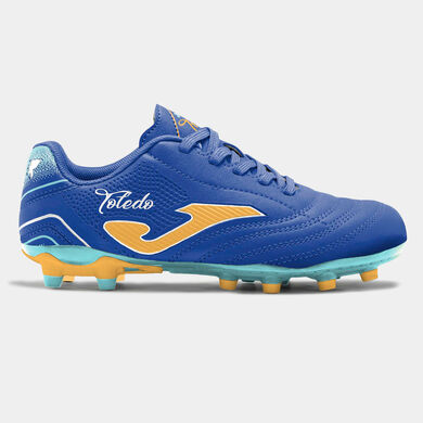 Botas f&uacute;tbol Toledo Jr 26 terreno firme FG junior royal