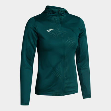 Chaqueta con capucha mujer R-Night turquesa