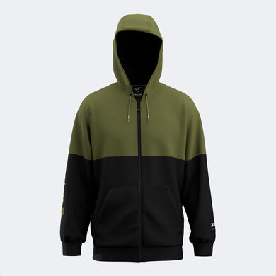 Chaqueta con capucha hombre Urban Street verde