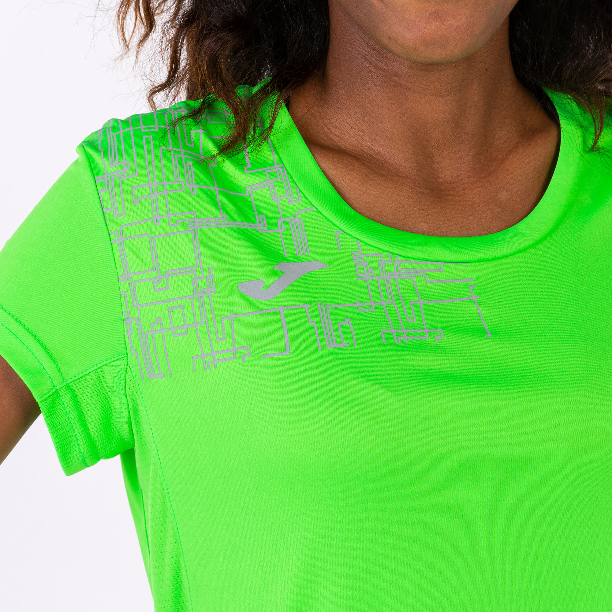 Camiseta verde shop neon mujer