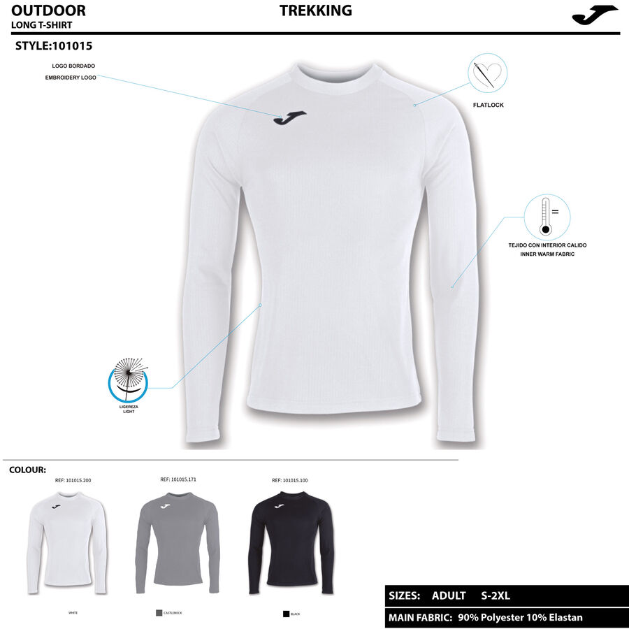 CAMISETA MANGA LARGA BRAMA FLEECE
