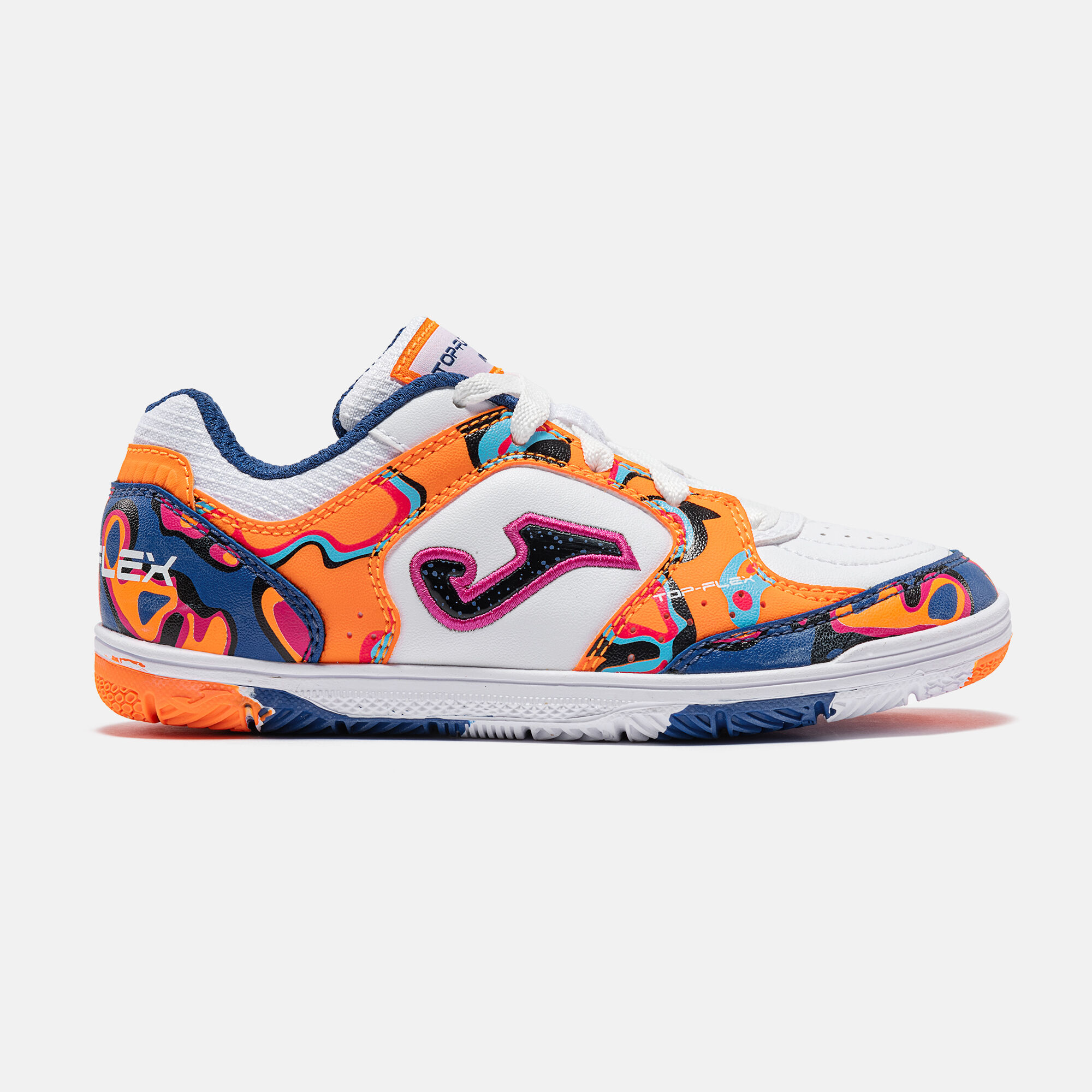 Futsal shoes Top Flex Jr 26 indoor junior white orange | JOMA®