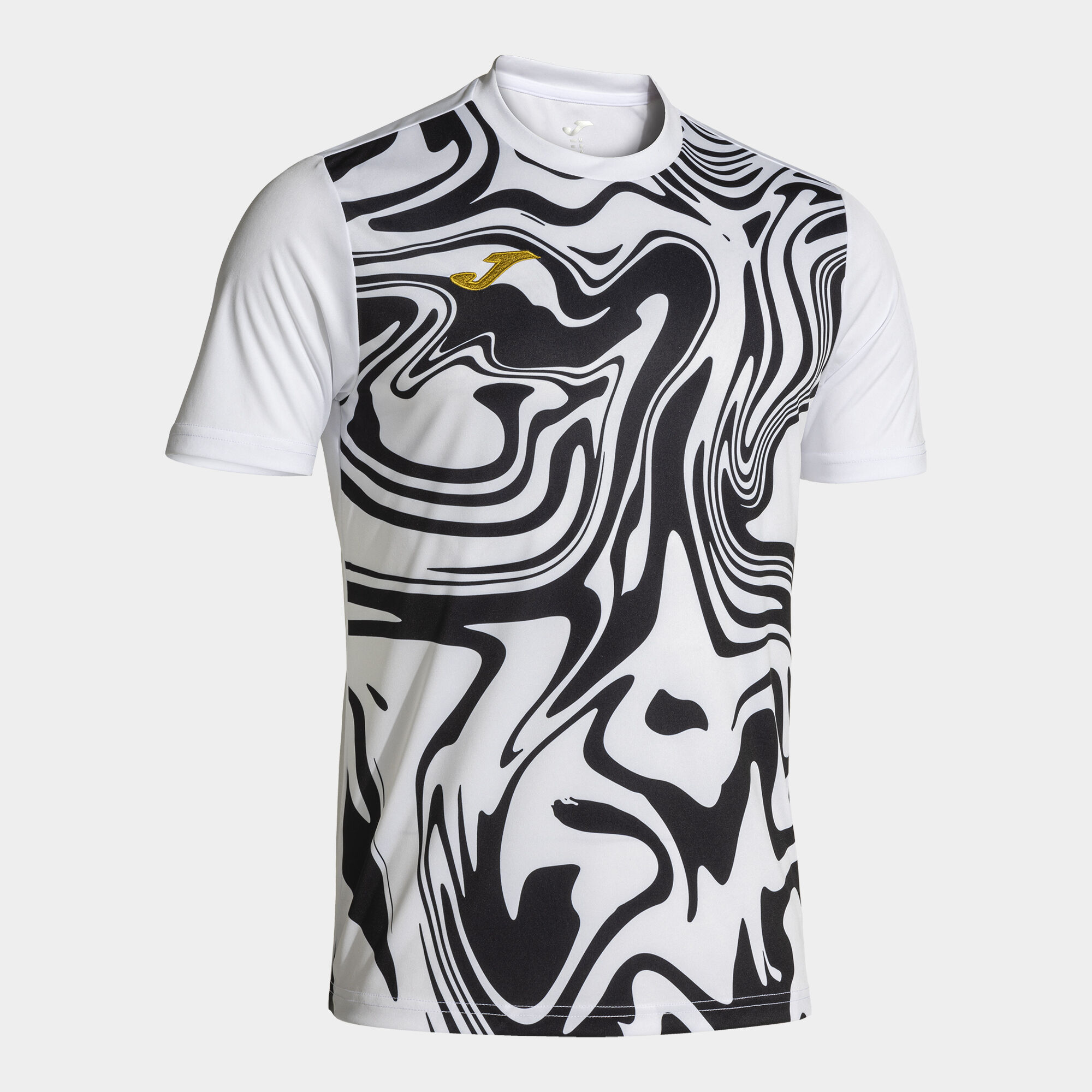 Camiseta Lion II Blanco Negro JOMA