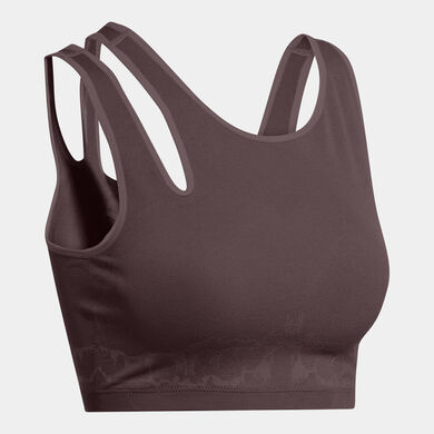 Sports bra woman Indoor Gym brown