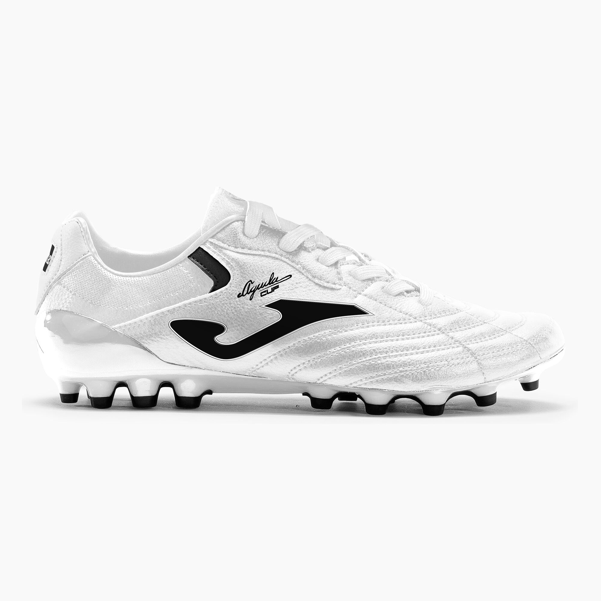 Chaussures football Aguila Cup 24 gazon synthétique AG blanc noir