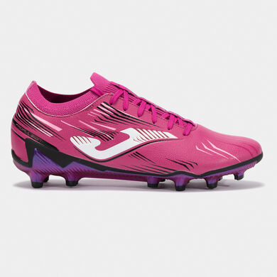Football boots Propulsion Top 25 firm ground FG fuchsia