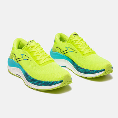 Zapatillas running Fenix 26 hombre amarillo fl&uacute;or