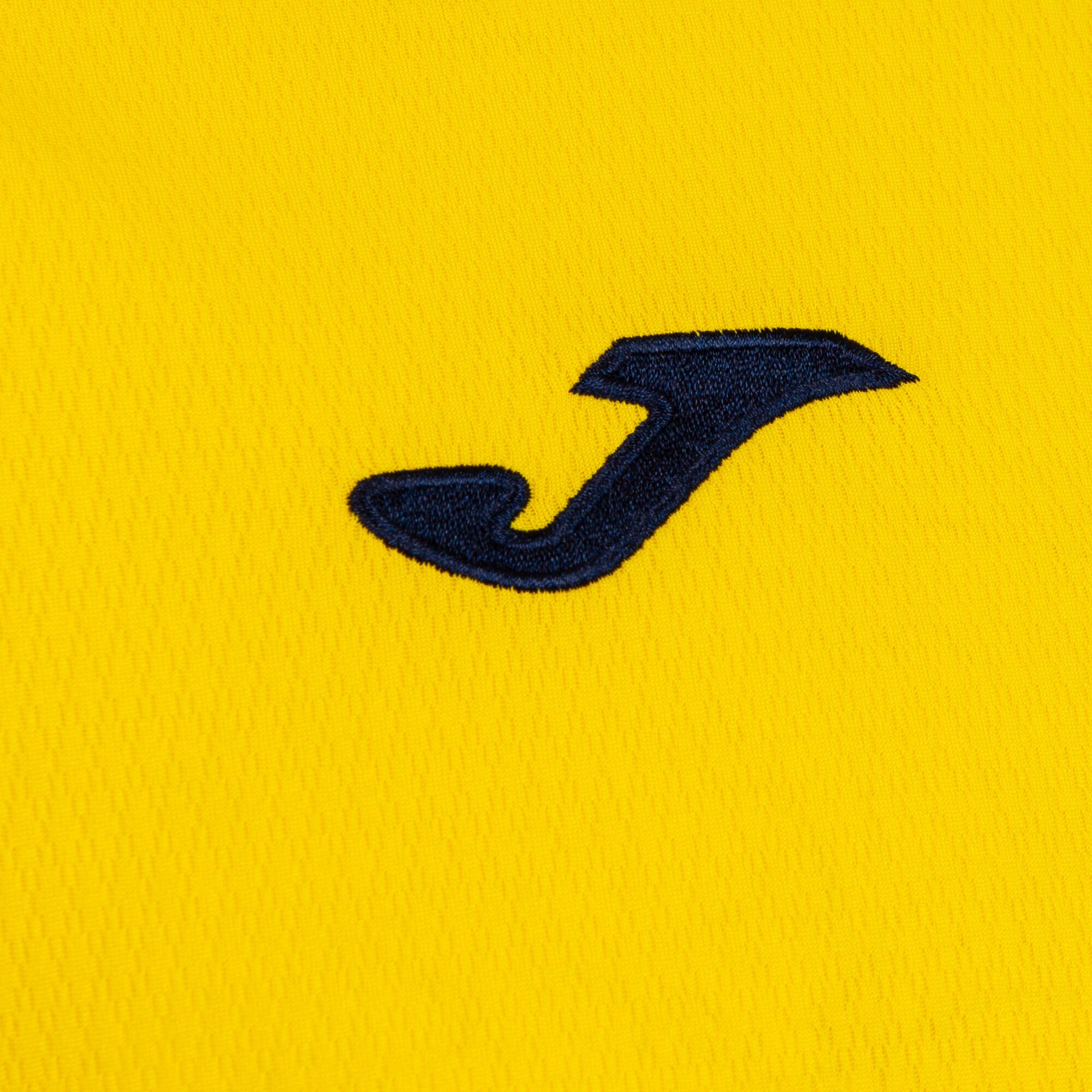 T-shirt manga curta homem Eco Championship amarelo azul marinho