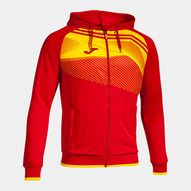 Jacke mit kapuze mann Supernova II rot gelb