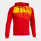 Veste à capuche homme Supernova II rouge jaune