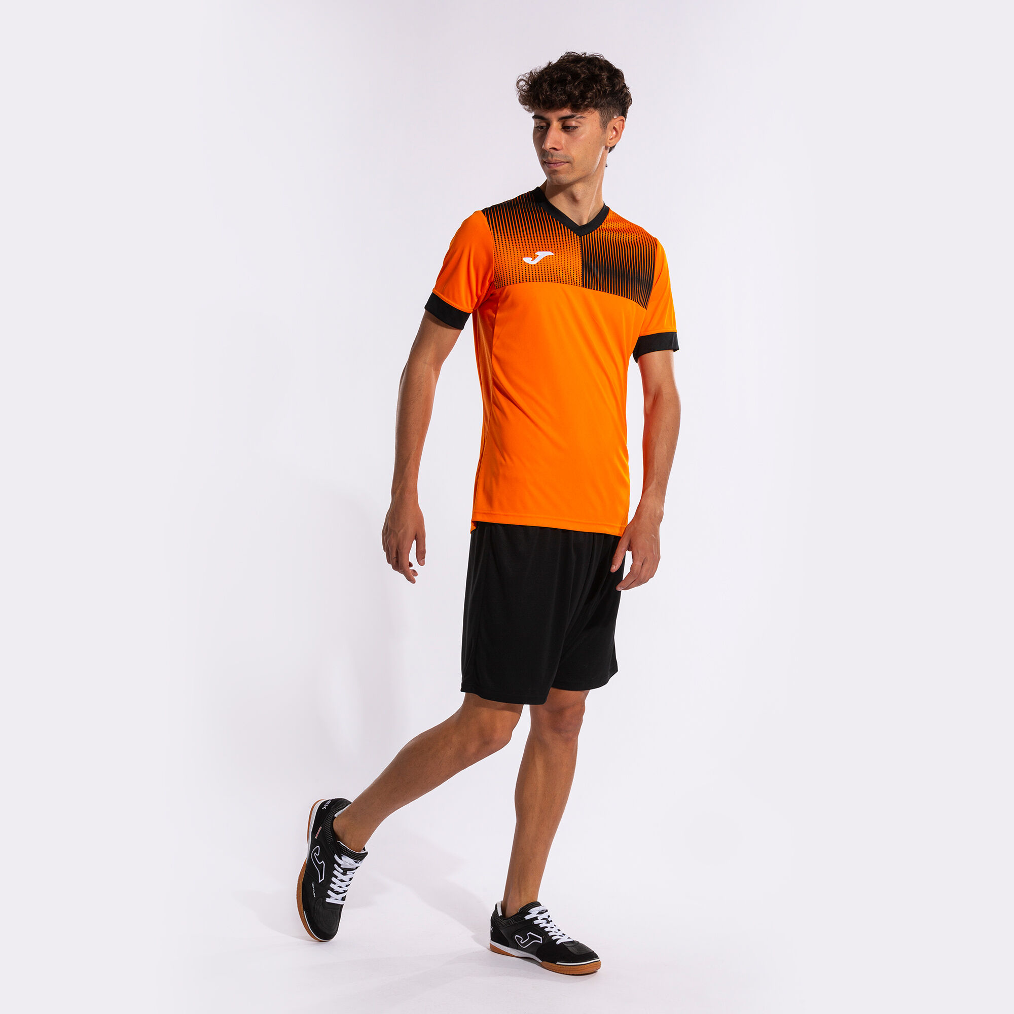 Shirt short sleeve man Eco Supernova orange black | JOMA®