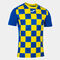 Maglia a manica corta uomo Flag II blu reale giallo