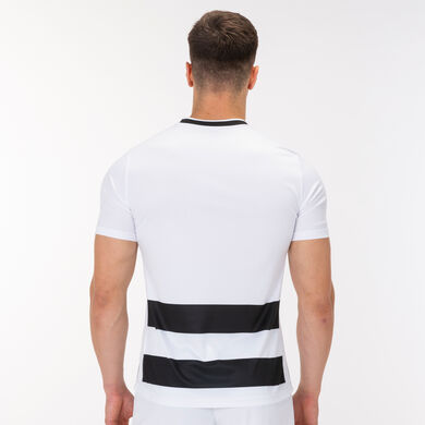 Camiseta manga corta hombre Europa IV blanco negro