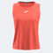 T-shirt de alça mulher Challenge coral