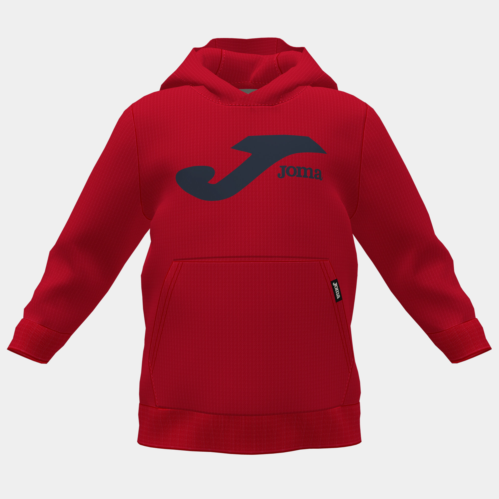 Hooded sweater junior Lion red