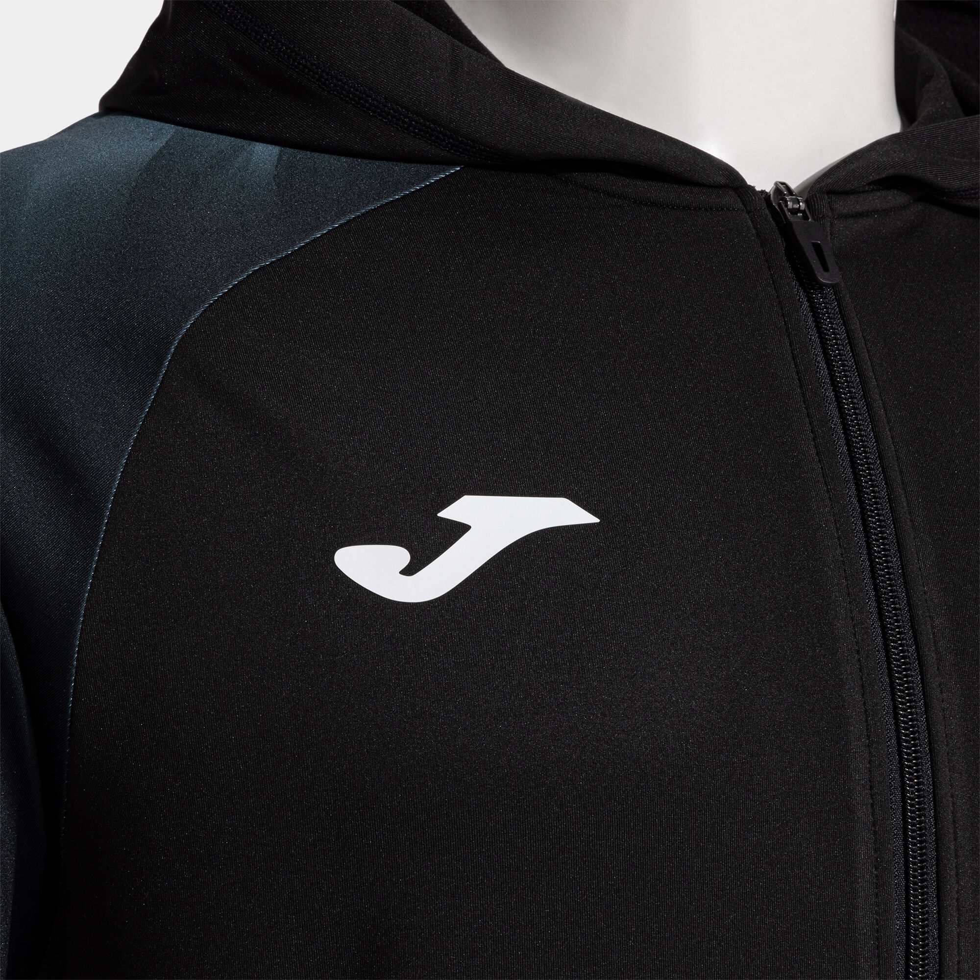 Hooded jacket man Elite XI black dark gray | JOMA®