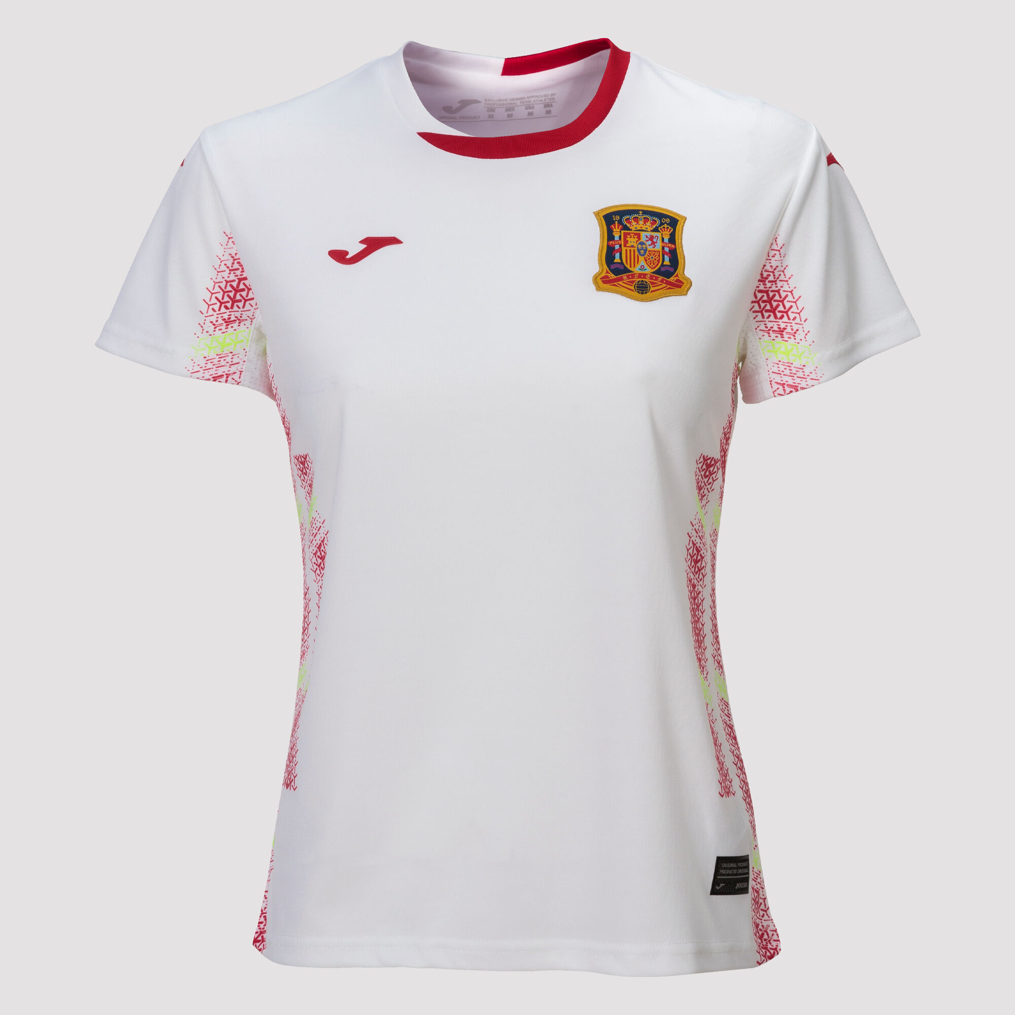 T-shirt manga curta 2º equipamento Seleção Espanhola De Futebol De Salão mulher