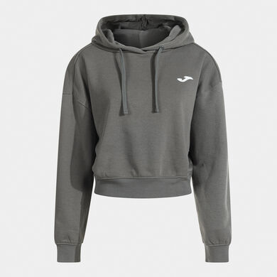 Hooded sweater woman Step gray