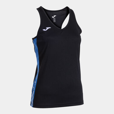 Camiseta tirantes mujer Olimpiada negro royal